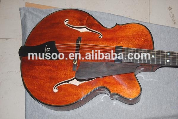 MUSOO BRAND Handcrafted Archtop Jazz Guitar Electric Guitar(AR900)