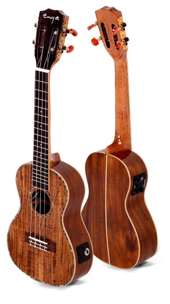 Enya EUC/T-K5 full-solid china manufacturersfull-solid plastic strap stand ukulele