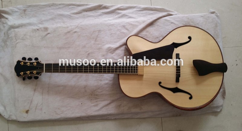 NEW BRAND AAA-Hand-carved Archtop 17" Jazz Guitar With Case