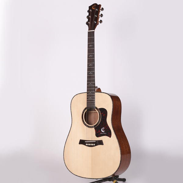 All Solid Luxury Design Acoustic Guitar Chinese Acoustic Guitar