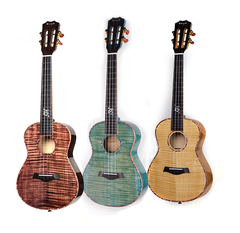 26'' good choice Tiger-maple full solid ukulele