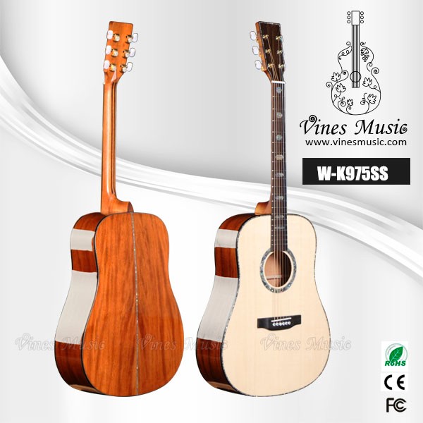 41 inch AA Solid white pine high quality electric acoustic guitar
