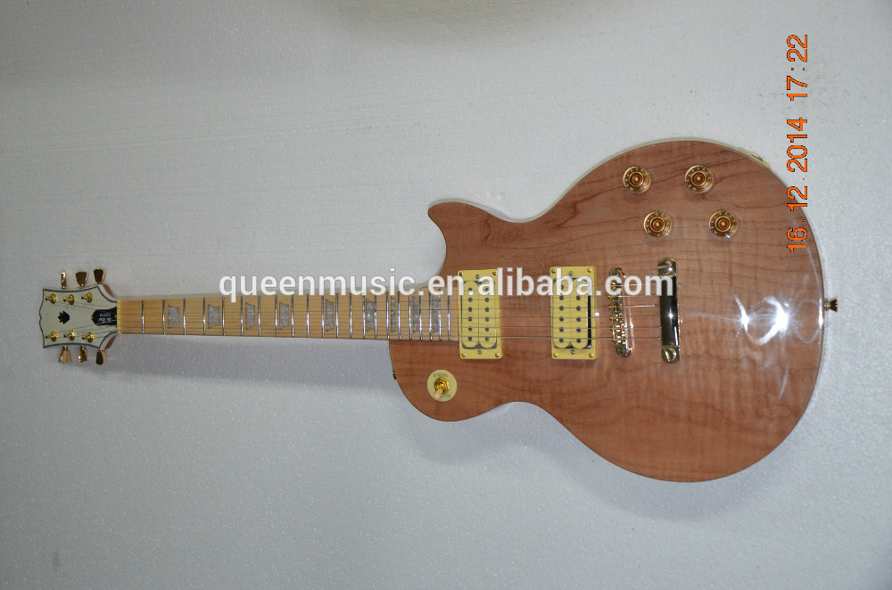lp guitar Groover tuner custom Natural color OEM factroy orders Bottom price high quality