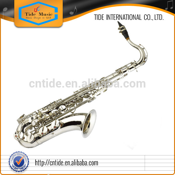 Popular Grade Nickel Plate Tenor Saxophone