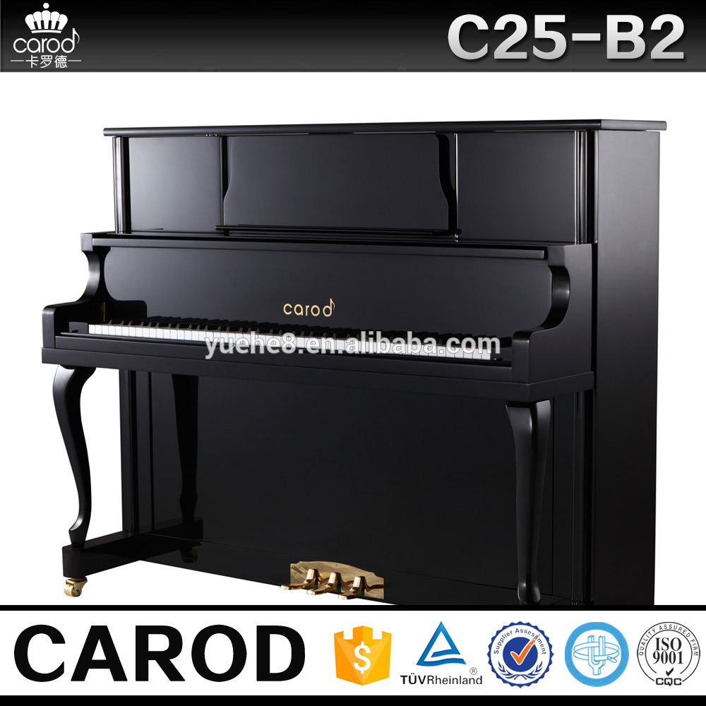 Black light 125cm upright piano/white&white pearl 125cm upright piano