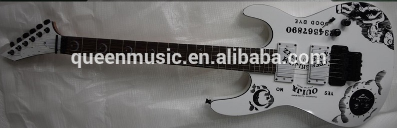 Freeshipping High quality ESPguitars KH-2 Kirk Hammett Ouija black electric guitar ESP GUITARS