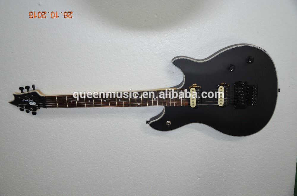 EVH guitar wolfgang electric guitar with floyd rose bridges matte black color
