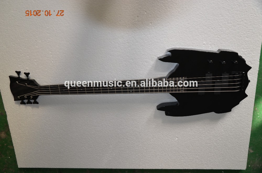 5 string bass guitar Fish shape custom shop OEM service factory supply