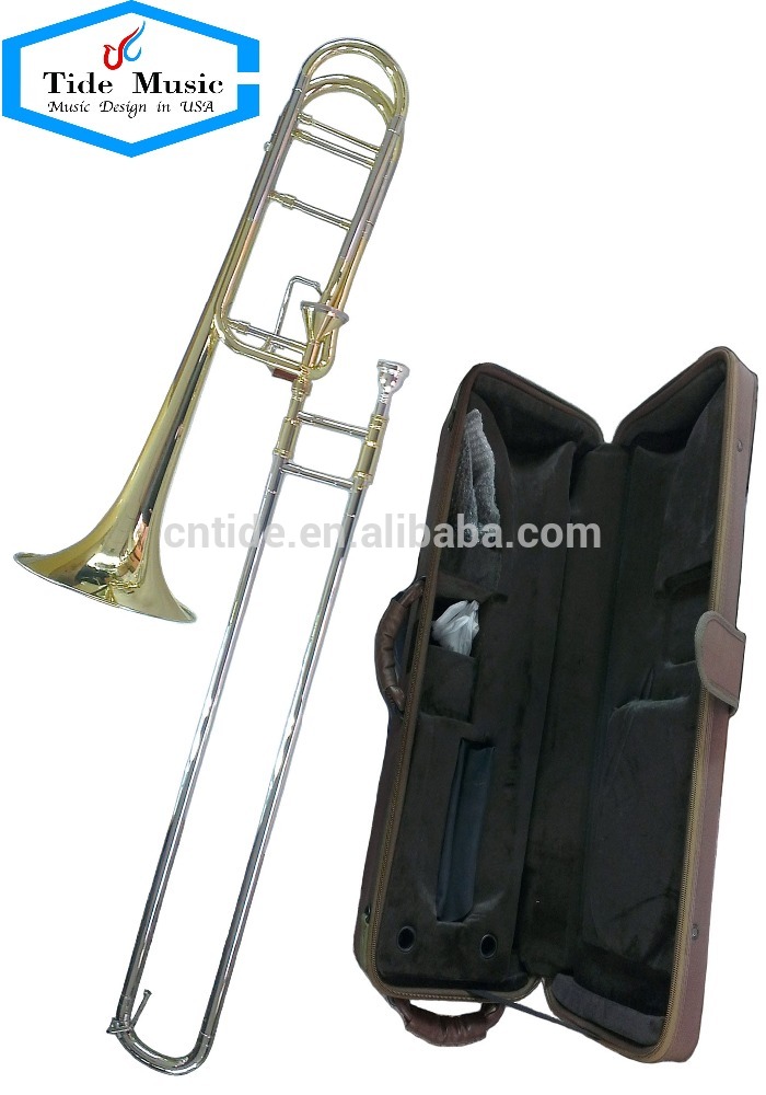High grade professional thayer valve trombone, Bb/F tenor tuning slide