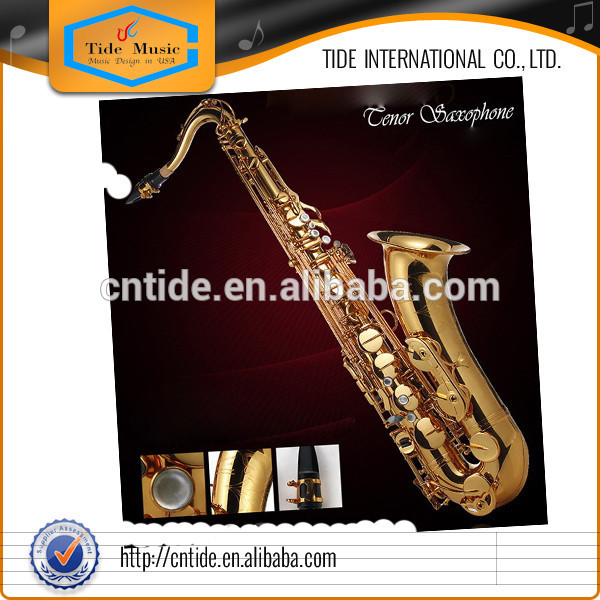 Professional tenor saxophone reference 54 type, gold lacquer