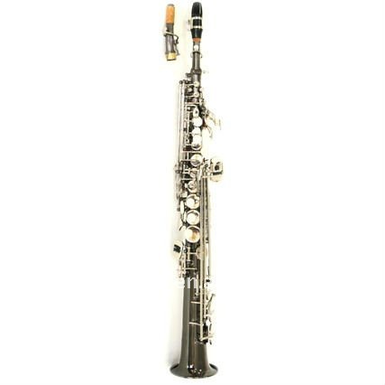 black nickle soprano saxophone