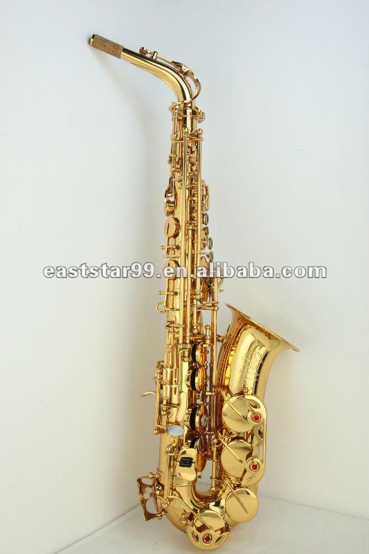 wooden saxophone