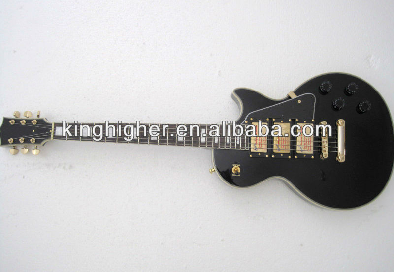 electric guitars made in china for sale cheap price black color for younger
