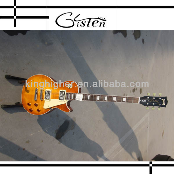 Gold electric guitar made in china KHG-ST-048