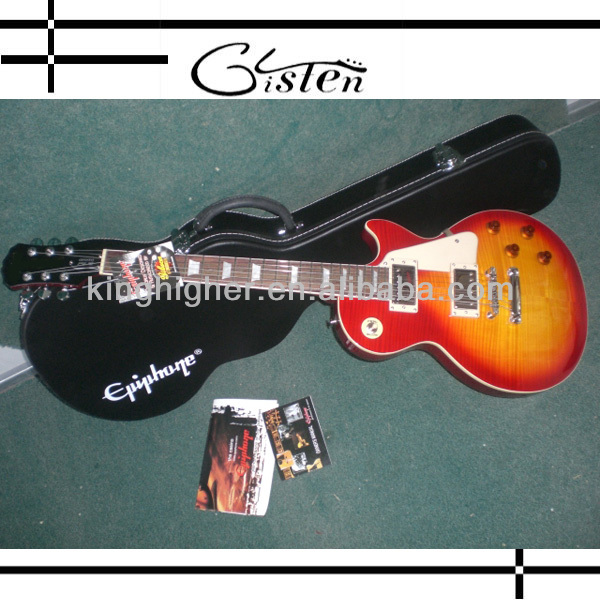 sunburst perfact matrial two pick up electric guitar