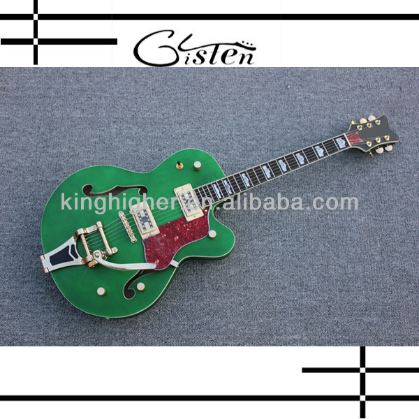 Jazz green classical electric guitar J30