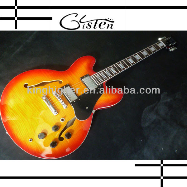 KHGB-69 Glisten Electric jazz Guitar cheap OEM high quality cheap new jazz