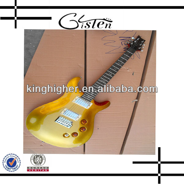 The fashion mode hot sale popular gold color electric guitar KH-P-51