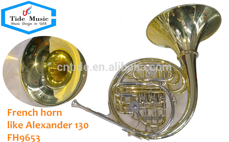 Professional double french horn like Alexander130 gold lacquer