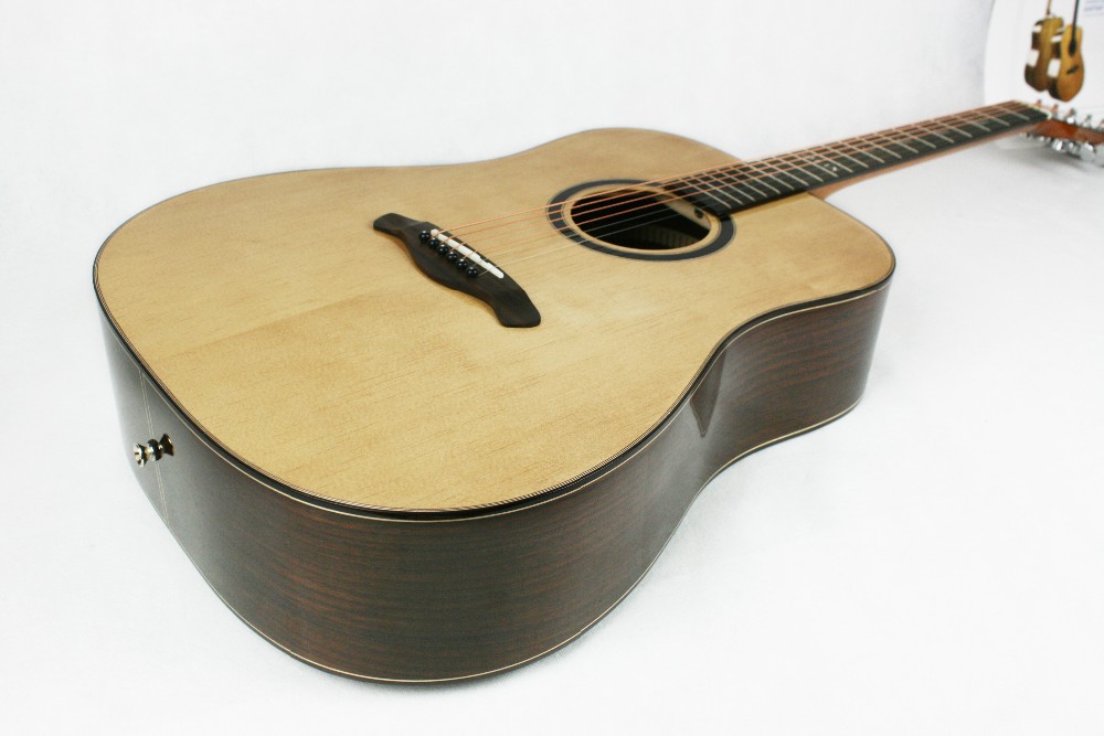 Free Shipping Best Handcraft solid acoustic guitar