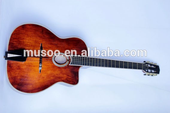 MUSOO BRAND Handcrafted Archtop Guitar With Hardshell Case(AR400)