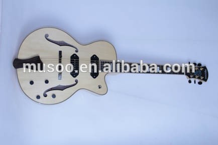 MUSOO BRAND 15'' Handcrafted Archtop Jazz Guitar Electric Guitar With Hardshell Case(AR500)