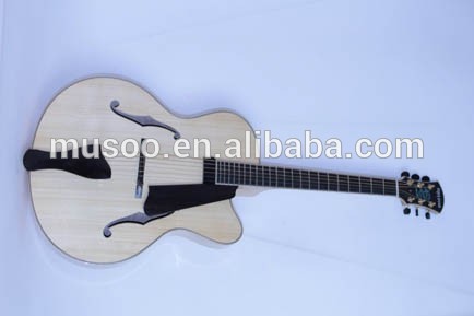 MUSOO BRAND Handcrafted Archtop 17" Jazz Guitar With Hardshell Case(AR100)