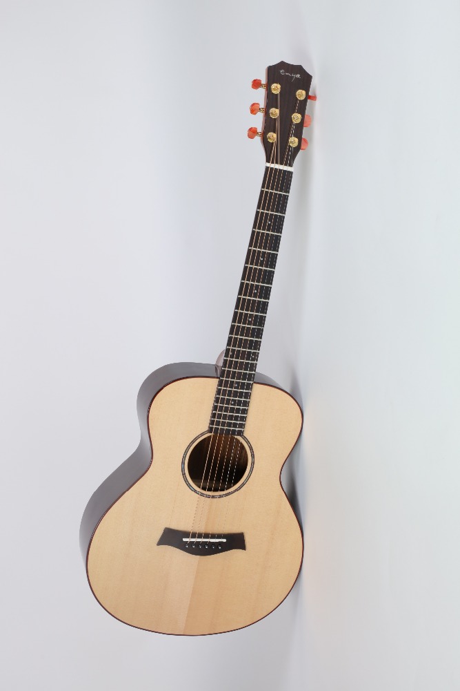 unique china guitar solid spruce rosewood Acoustic guitar EB-500