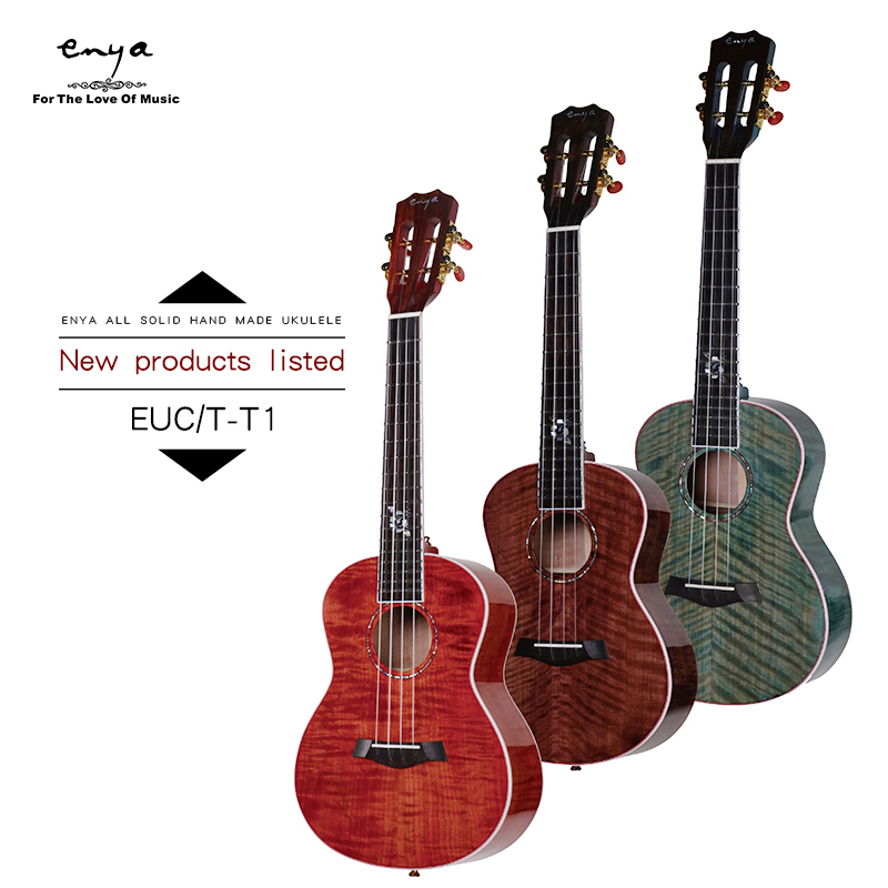 Enya EUC/T-T1 Full Solid Tiger Tripe Maple Ukulele