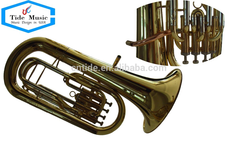 High grade 4 piston Euphonium phosphor copper leadpipe