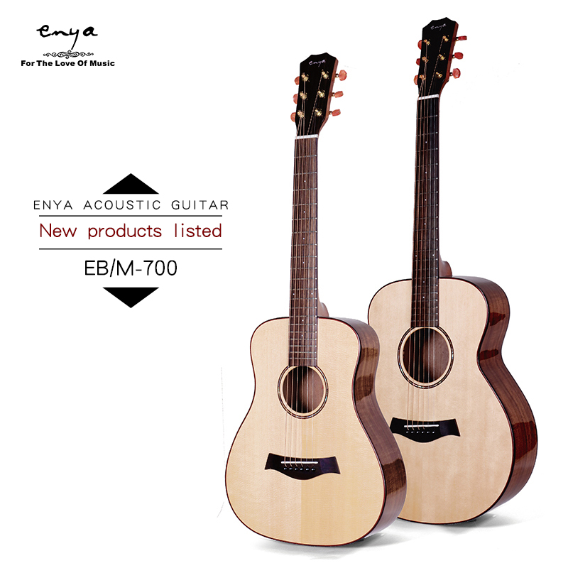 Enya EB/EM-700 Koa Sold Top Acoustic Guitar