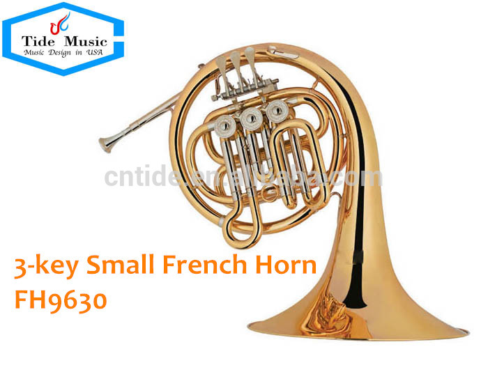 Good quality 3-key small French Horn
