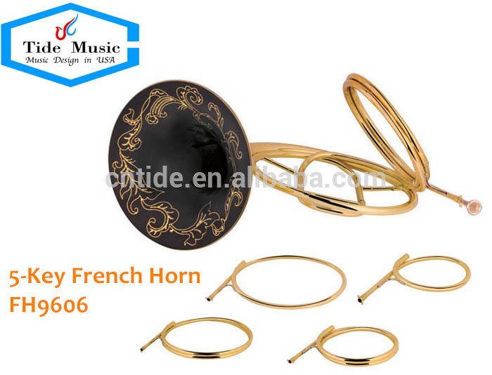 5-key French Horn ,Tone A/D/E/F/G Key