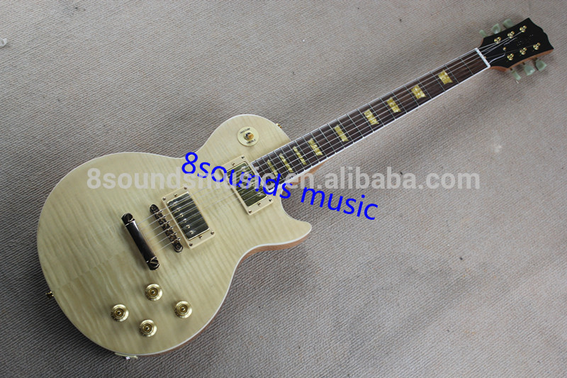 wholesale electric guitar best quality Byron OEM guitar LP style GOLD electric guitar