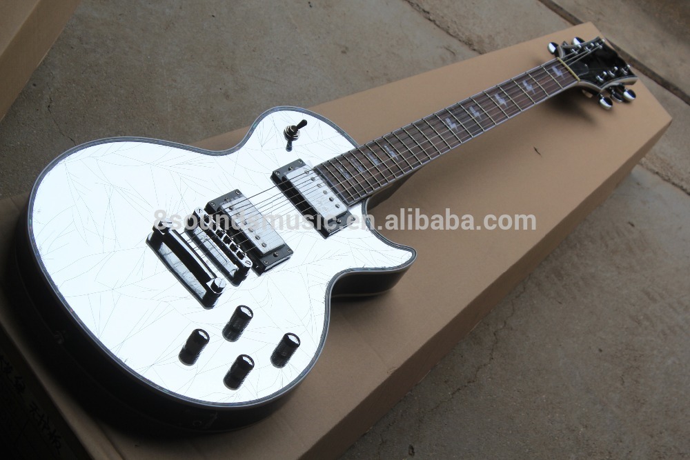 free shipping wholesale electric guitar best custom Mirror Surface LP Electric Guitar