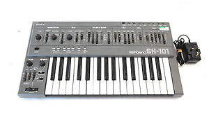 ROLAND SH-101 Monophonic Bass Synthesizer Hardware with PSU *USED WITH FAULTS*