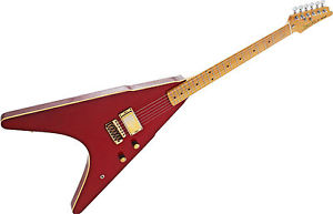 Ibanez Rocket Roll X-Series E-gitarre, Flying V, Gebraucht, Used, Rot