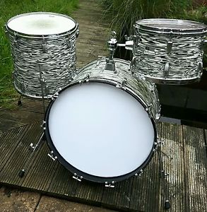 Vintage 60s Meazzi Hollywood drum kit/shell pack