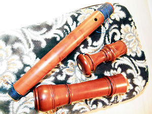 Blockflöte Sopran 3-teilig von Margret Löbner barock Meisterinstrument