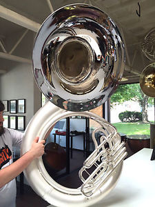 NEW Demo Conn 20K Sousaphone in Satin Silver finish