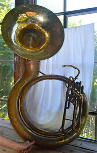 REYNOLDS/OLDS BBb SOUSAPHONE COMPLETE WITH MOUTHPIPE AND 2 TUNING BITS! $1500