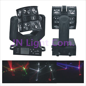 LED Moving Head Double Flying Light 16PcsCree RGBW LED DMX 512 Moving Head Light