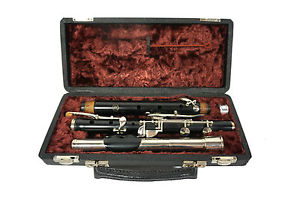 Traversflöte Querflöte Holz Mundstück vers. 50er Jahre f. Gebr. Alexander Mainz