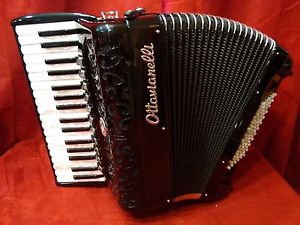 NEW Ottavianelli Piano Accordion Black Junior II LMMM 96 Made in Italy