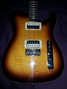 Telecaster  Flamed Maple  with Seymour Duncan Jb and Jazz pickups new Skb case