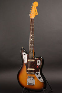 Fender USA American Vintage 62 Jaguar 3-Color Sunburst w/HardCase F/S Used #G137