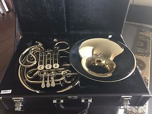 Yamaha Professional Horn with Key of F/Bb Kruspe Wrap Large Throat Nickel-Silver