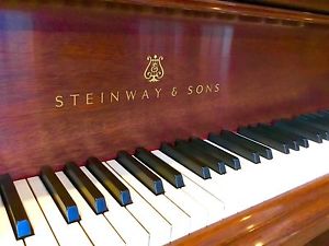 Steinway M Chippendale Style, Mahogany Restored
