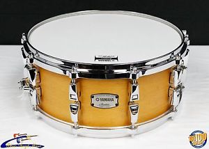 Yamaha AMS1460 Absolute Hybrid Maple Snare Drum 14" x 6" Vintage Natural #33476