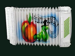 Akkordeon  Weltmeister Achat, Sondermodell****UNIKAT****